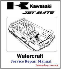 Download PDF - Kawasaki JET MATE Watercraft Service Repair Manual 1989-1992
