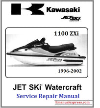 Load image into Gallery viewer, Download PDF - Kawasaki 1100 ZXi JET SKI Watercraft Service Repair Manual 1996-2002