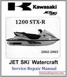 Download PDF - Kawasaki 1200 STX-R JET SKI Watercraft Service Repair Manual 2002-2003