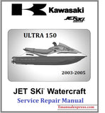 Download PDF - Kawasaki ULTRA 150 JET SKI Watercraft Service Repair Manual 2003-2005