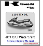 Download PDF - Kawasaki 1100 STX D.I. JET SKI Watercraft Service Repair Manual 2003