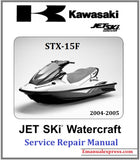 Download PDF - Kawasaki STX-15F JET SKI Watercraft Service Repair Manual 2004-2005