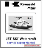 Download PDF - Kawasaki X-2 JET SKI Watercraft Service Repair Manual 2007