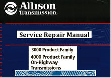 Load image into Gallery viewer, Download PDF - ALLISON TRANSMISSION 3000 &amp; 4000 SERIES GEARBOX Service Repair Manual