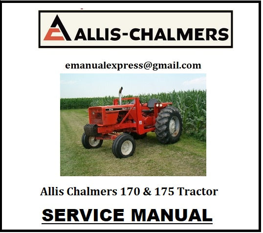 Download PDF - Allis Chalmers 170, 175 Tractor Service Repair Manual