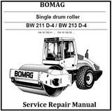 Download PDF - Bomag BW 211 D-4 / BW 213 D-4 Single Drum Roller Service Repair Manual