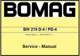 Download PDF - Bomag BW 219 D-4 / PD-4 Single Drum Roller Service Repair Manual (Deutz BF6M 2012 C)