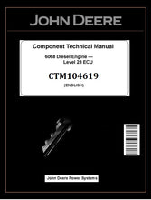 Load image into Gallery viewer, CTM104619 COMPONENT TECHNICAL MANUAL - JOHN DEERE POWERTECH 6068 DIESEL ENGINE DOWNLOAD PDF