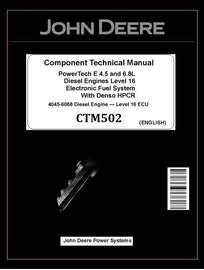 CTM502 COMPONENT TECHNICAL MANUAL - JOHN DEERE POWERTECH E 4.5 & 6.8L ENGINE LEVEL 16 ELECTRONIC DOWNLOAD PDF