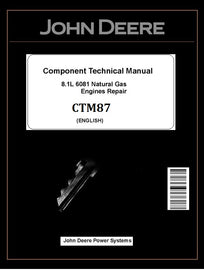CTM87 COMPONENT TECHNICAL MANUAL - JOHN DEERE POWERTECH 8.1L 6081 NATURAL GAS ENGINE DOWNLOAD