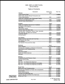 Download PDF - Case 584E, 585E, 586E Forklift Service Repair Manual (Pub. No. 8-15541)