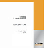 Download PDF - Case CX130C Crawler Excavator Service Repair Manual 47795402