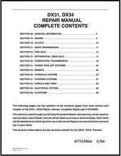 Load image into Gallery viewer, Download PDF - Case IH DX31, DX34 Tractor Service Repair Manual
