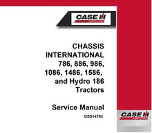 Load image into Gallery viewer, Download PDF - Case IH 786, 866, 1586, Hydro 186 Tractor Chassis Service Repair Manual