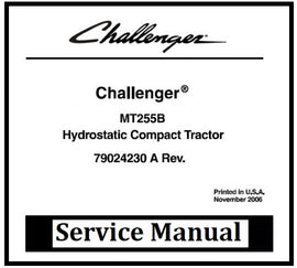 Download PDF - Challenger MT255B Hydrostatic Compact Tractor Service Repair Manual