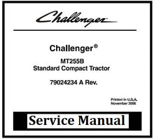 Load image into Gallery viewer, Download PDF - Challenger MT255B Standard Compact Tractor Service Repair Manual