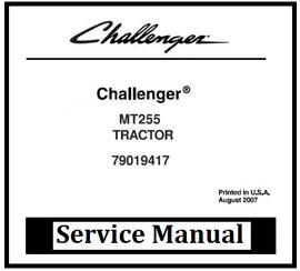 Download PDF - Challenger MT255 Tractor Service Repair Manual
