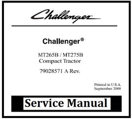 Download PDF - Challenger MT265B, MT275B Compact Tractor Service Repair Manual