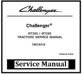 Download PDF - Challenger MT265, MT285 Standard Compact Tractor Service Repair Manual