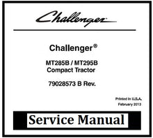 Load image into Gallery viewer, Download PDF - Challenger MT285B, MT295B Compact Tractor Service Repair Manual