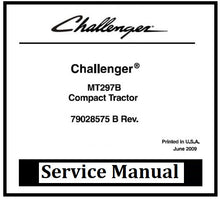 Load image into Gallery viewer, Download PDF - Challenger MT297B Compact Tractor Service Repair Manual