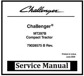 Download PDF - Challenger MT297B Compact Tractor Service Repair Manual