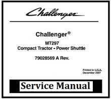 Load image into Gallery viewer, Download PDF - Challenger MT297 Compact Tractor Power Shuttle Service Repair Manual