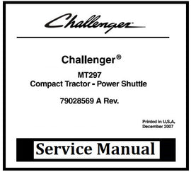 Download PDF - Challenger MT297 Compact Tractor Power Shuttle Service Repair Manual