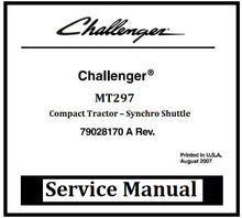 Load image into Gallery viewer, Download PDF - Challenger MT297 Compact Tractor Synchro Shuttle Service Repair Manual