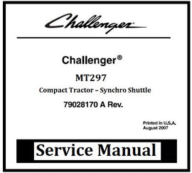 Download PDF - Challenger MT297 Compact Tractor Synchro Shuttle Service Repair Manual