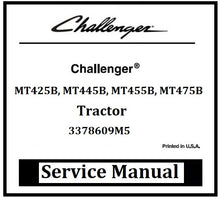 Load image into Gallery viewer, Download PDF - Challenger MT425B, MT445B, MT455B, MT475B Tractor Service Repair Manual
