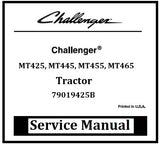 Download PDF - Challenger MT425, MT445, MT455, MT465 Tractor Service Repair Manual