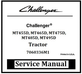 Download PDF - Challenger MT455D, MT465D, MT475D, MT485D, MT495D Tractor Service Repair Manual