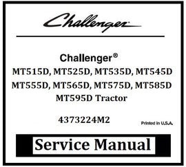 Download PDF - Challenger MT515D, MT525D, MT575D, MT585D, MT595D Tractor Service Repair Manual