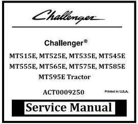 Download PDF - Challenger MT515E, MT525E, MT535E, MT585E, MT595E Tractor Workshop Service Manual