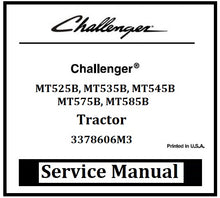 Load image into Gallery viewer, Download PDF - Challenger MT525B, MT535B, MT545B, MT575B, MT585B Tractor Service Repair Manual