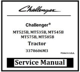 Download PDF - Challenger MT525B, MT535B, MT545B, MT575B, MT585B Tractor Service Repair Manual