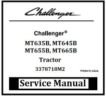 Load image into Gallery viewer, Download PDF - Challenger MT635B, MT645B, MT655B, MT665B Tractor Service Repair Manual