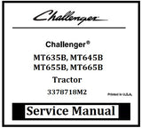 Download PDF - Challenger MT635B, MT645B, MT655B, MT665B Tractor Service Repair Manual