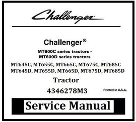 Download PDF - Challenger MT645C, MT655C, MT665D, MT675D, MT685D Tractor Workshop Service Manual