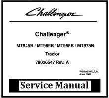 Load image into Gallery viewer, Download PDF - Challenger MT945B, MT955B, MT965B, MT975B Tractor Service Repair Manual
