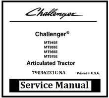 Load image into Gallery viewer, Download PDF - Challenger MT945E, MT955E, MT965E, MT975E Articulated Tractor Workshop Service Manual