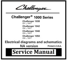 Load image into Gallery viewer, Download PDF - Challenger 1038, 1042, 1046, 1050 Tractor NA Version Electrical Diagrams and Schematics Manual