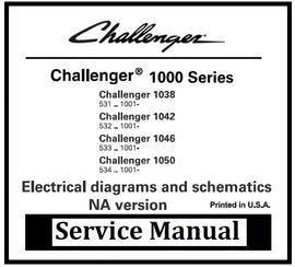 Download PDF - Challenger 1038, 1042, 1046, 1050 Tractor NA Version Electrical Diagrams and Schematics Manual