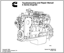 Load image into Gallery viewer, Download PDF - Cummins C Series Engine Troubleshooting and Repair Manual