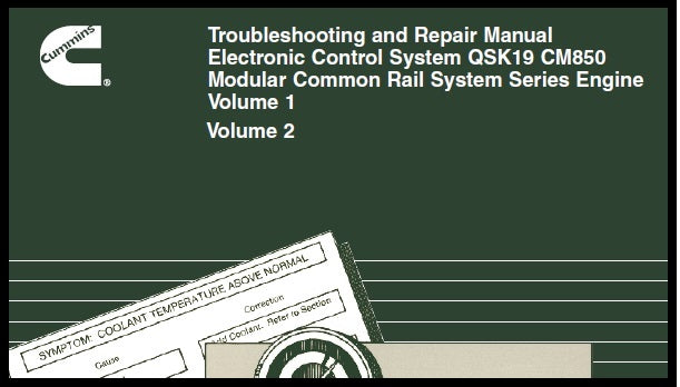 Download PDF - Cummins QSK19 CM850 Modular Engine Troubleshooting and Repair Manual