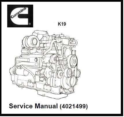 Download PDF - Cummins K19 Diesel Engine Service Repair Manual