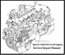 Load image into Gallery viewer, Download PDF - Cummins QSG12 CM2350 G110 Engine Service Repair Manual