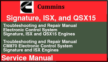 Load image into Gallery viewer, Download PDF - Cummins Signature, ISX, and QSX15 Engine Service Repair Manual