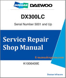 Download PDF - Daewoo Doosan DX300LC Excavator Service Repair Shop Manual